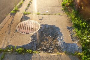 sidewalk slip trip and fall