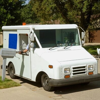 Car Accident with Postal Truck